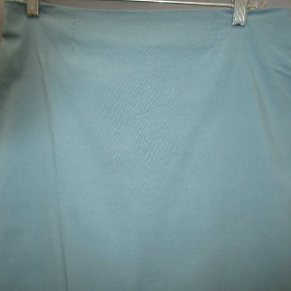 ASOS Women's Skirt Size 12 Turquoise Color Zipper Back Women's Skirt - Picture 2 of 10